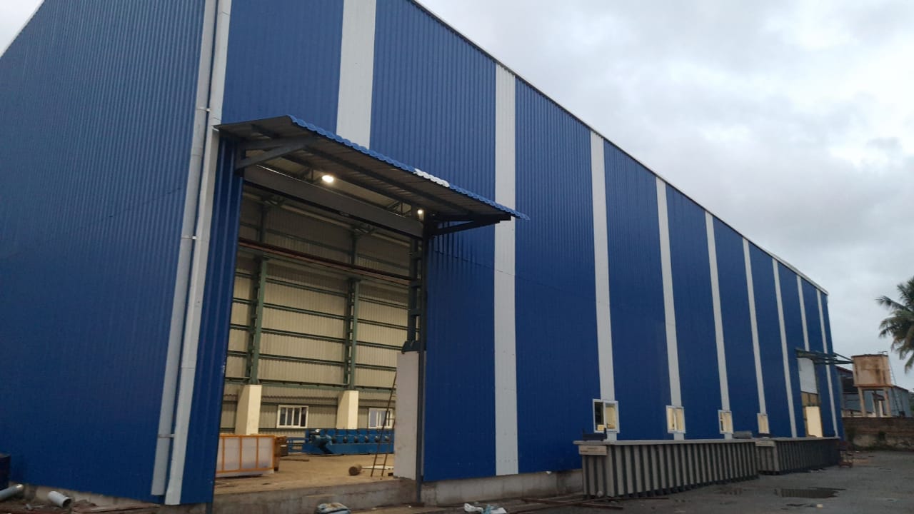Workshop sheeting installation